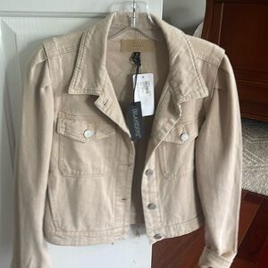 Blank NYC Dust Denim Jacket cropped. Never worn
